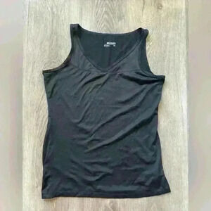 Columbia Sleeveless Tank Top, Womens size Small, Black, V-Neck
